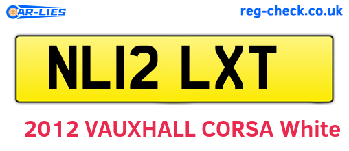 NL12LXT are the vehicle registration plates.