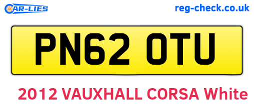 PN62OTU are the vehicle registration plates.