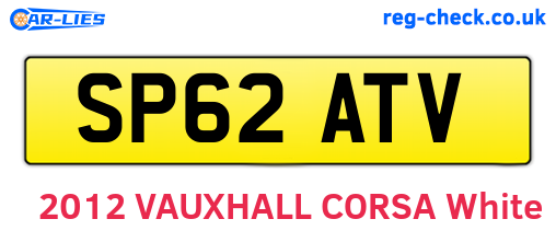 SP62ATV are the vehicle registration plates.