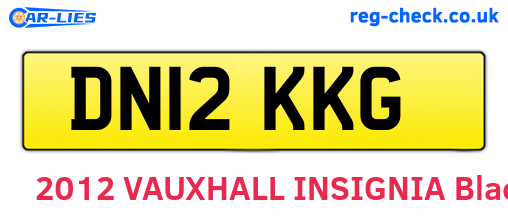 DN12KKG are the vehicle registration plates.