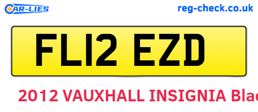 FL12EZD are the vehicle registration plates.