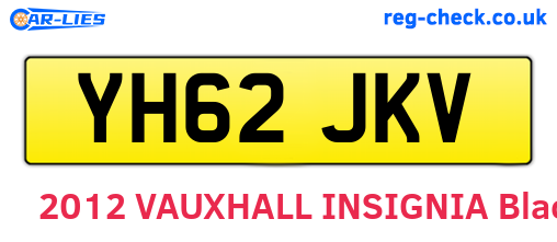 YH62JKV are the vehicle registration plates.