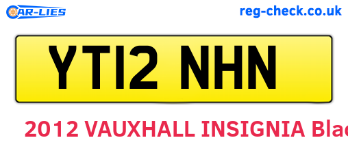 YT12NHN are the vehicle registration plates.