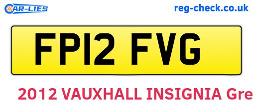 FP12FVG are the vehicle registration plates.