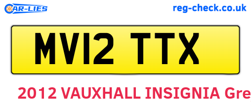 MV12TTX are the vehicle registration plates.