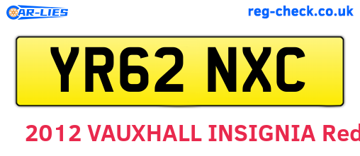 YR62NXC are the vehicle registration plates.