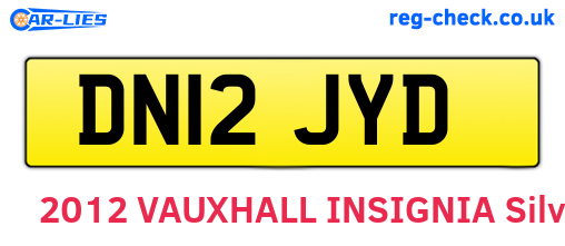 DN12JYD are the vehicle registration plates.