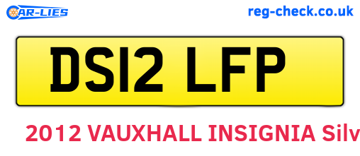 DS12LFP are the vehicle registration plates.