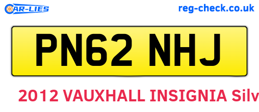PN62NHJ are the vehicle registration plates.