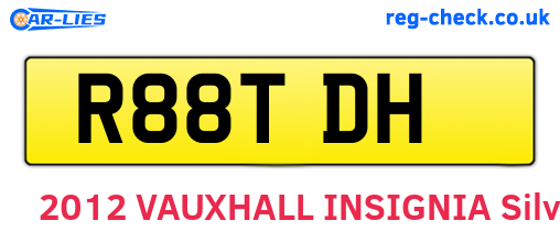 R88TDH are the vehicle registration plates.