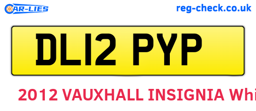 DL12PYP are the vehicle registration plates.