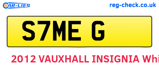 S7MEG are the vehicle registration plates.