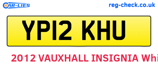 YP12KHU are the vehicle registration plates.