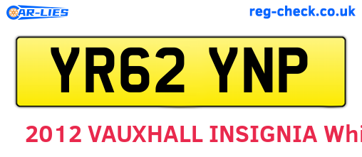 YR62YNP are the vehicle registration plates.