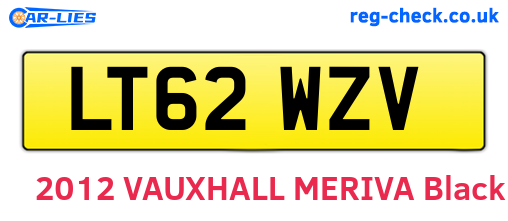 LT62WZV are the vehicle registration plates.