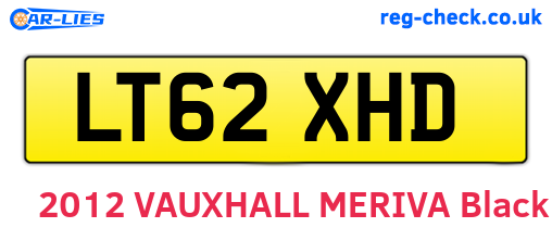 LT62XHD are the vehicle registration plates.
