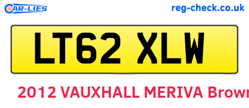 LT62XLW are the vehicle registration plates.