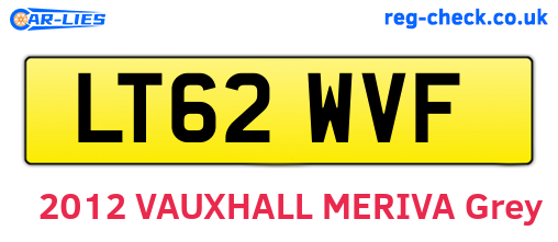 LT62WVF are the vehicle registration plates.