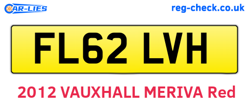 FL62LVH are the vehicle registration plates.