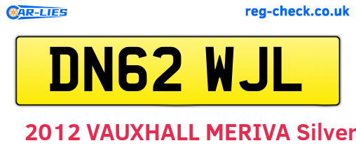 DN62WJL are the vehicle registration plates.