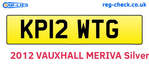 KP12WTG are the vehicle registration plates.