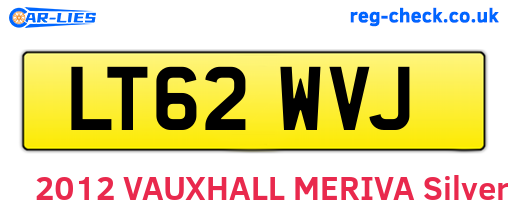 LT62WVJ are the vehicle registration plates.