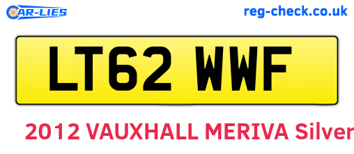 LT62WWF are the vehicle registration plates.