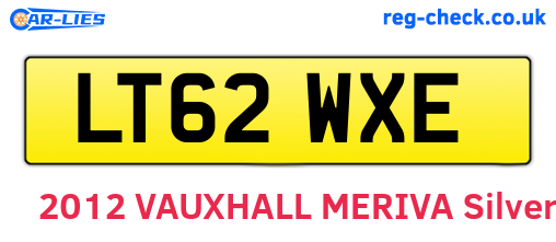 LT62WXE are the vehicle registration plates.