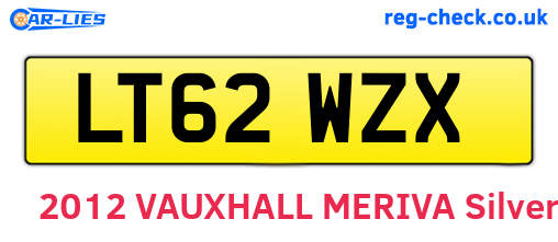 LT62WZX are the vehicle registration plates.