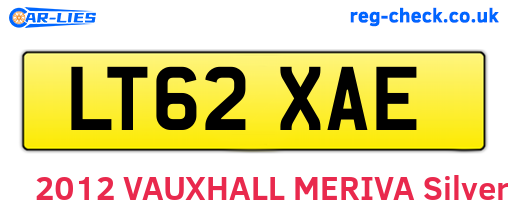 LT62XAE are the vehicle registration plates.