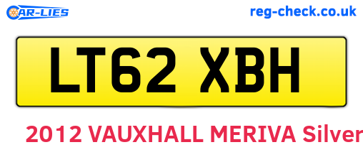 LT62XBH are the vehicle registration plates.