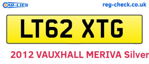 LT62XTG are the vehicle registration plates.