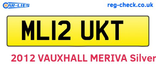 ML12UKT are the vehicle registration plates.