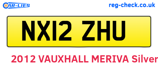 NX12ZHU are the vehicle registration plates.