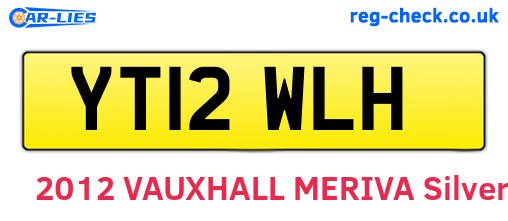YT12WLH are the vehicle registration plates.
