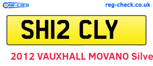 SH12CLY are the vehicle registration plates.