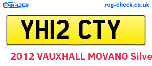 YH12CTY are the vehicle registration plates.