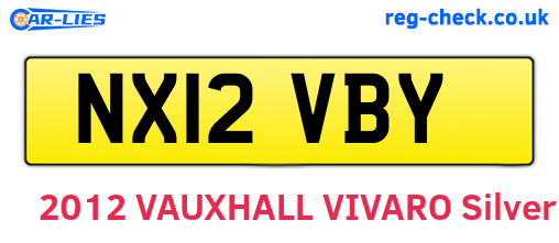 NX12VBY are the vehicle registration plates.