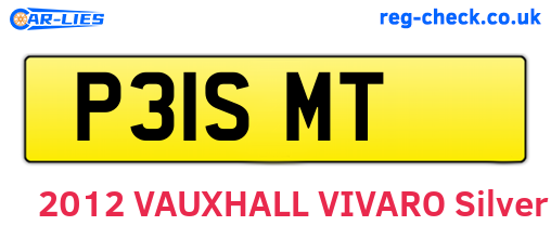 P31SMT are the vehicle registration plates.