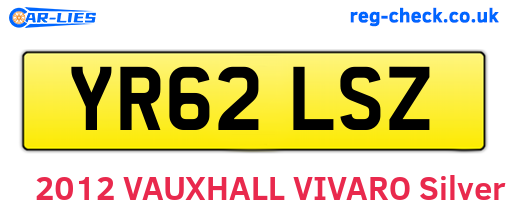 YR62LSZ are the vehicle registration plates.
