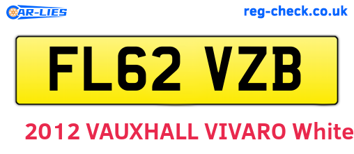 FL62VZB are the vehicle registration plates.