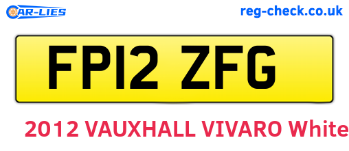 FP12ZFG are the vehicle registration plates.