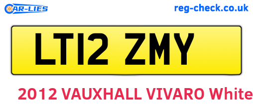 LT12ZMY are the vehicle registration plates.
