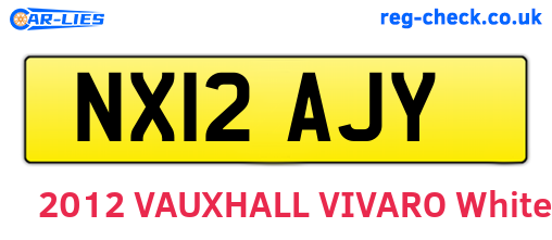 NX12AJY are the vehicle registration plates.