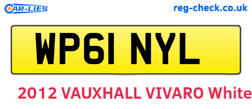WP61NYL are the vehicle registration plates.