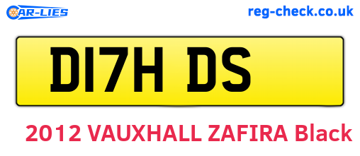 D17HDS are the vehicle registration plates.