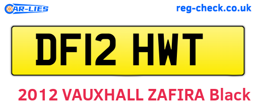 DF12HWT are the vehicle registration plates.