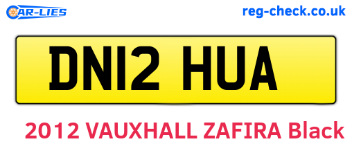 DN12HUA are the vehicle registration plates.