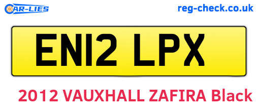 EN12LPX are the vehicle registration plates.