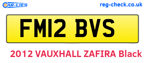 FM12BVS are the vehicle registration plates.